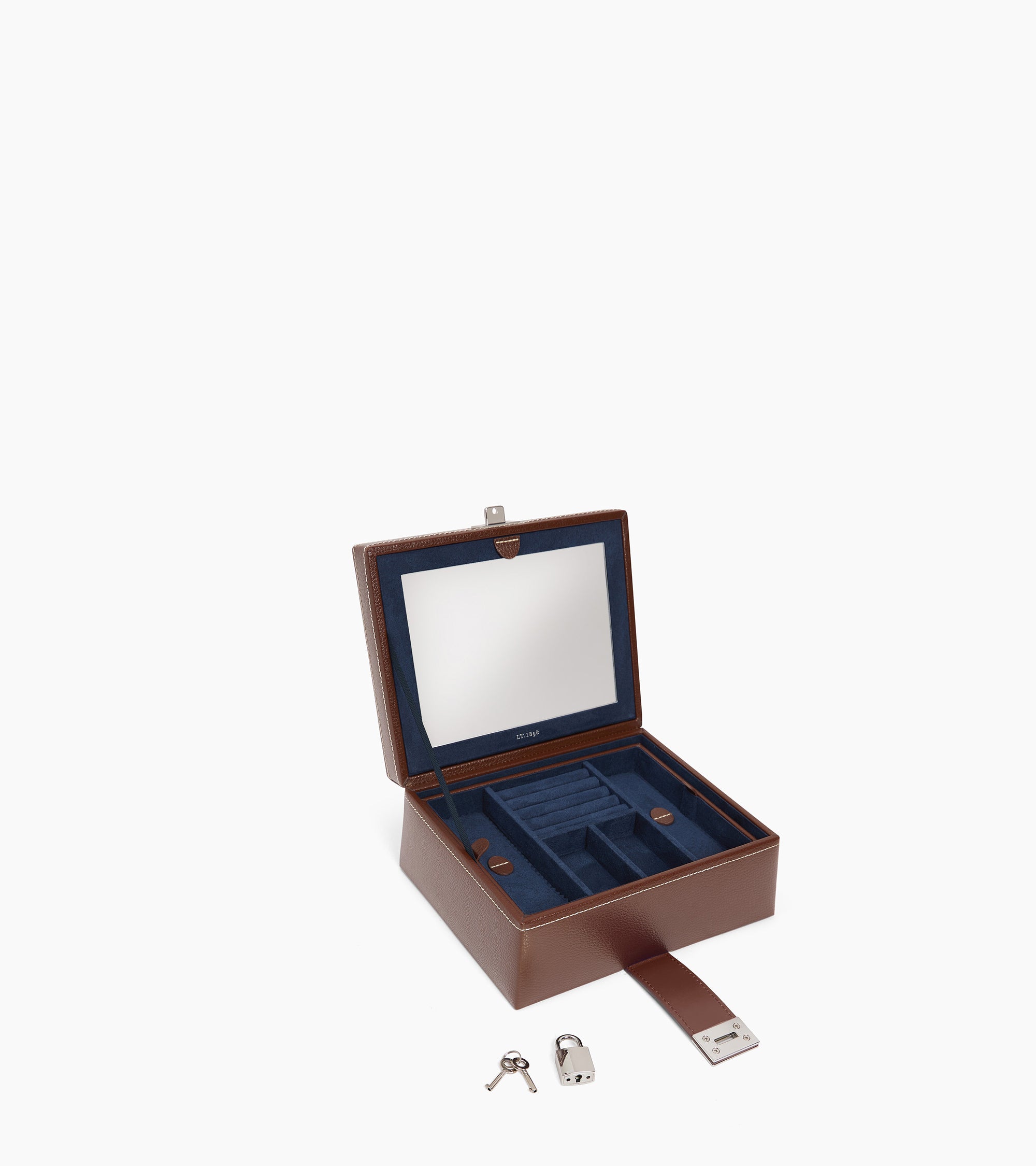 Joyero mediano de cuero