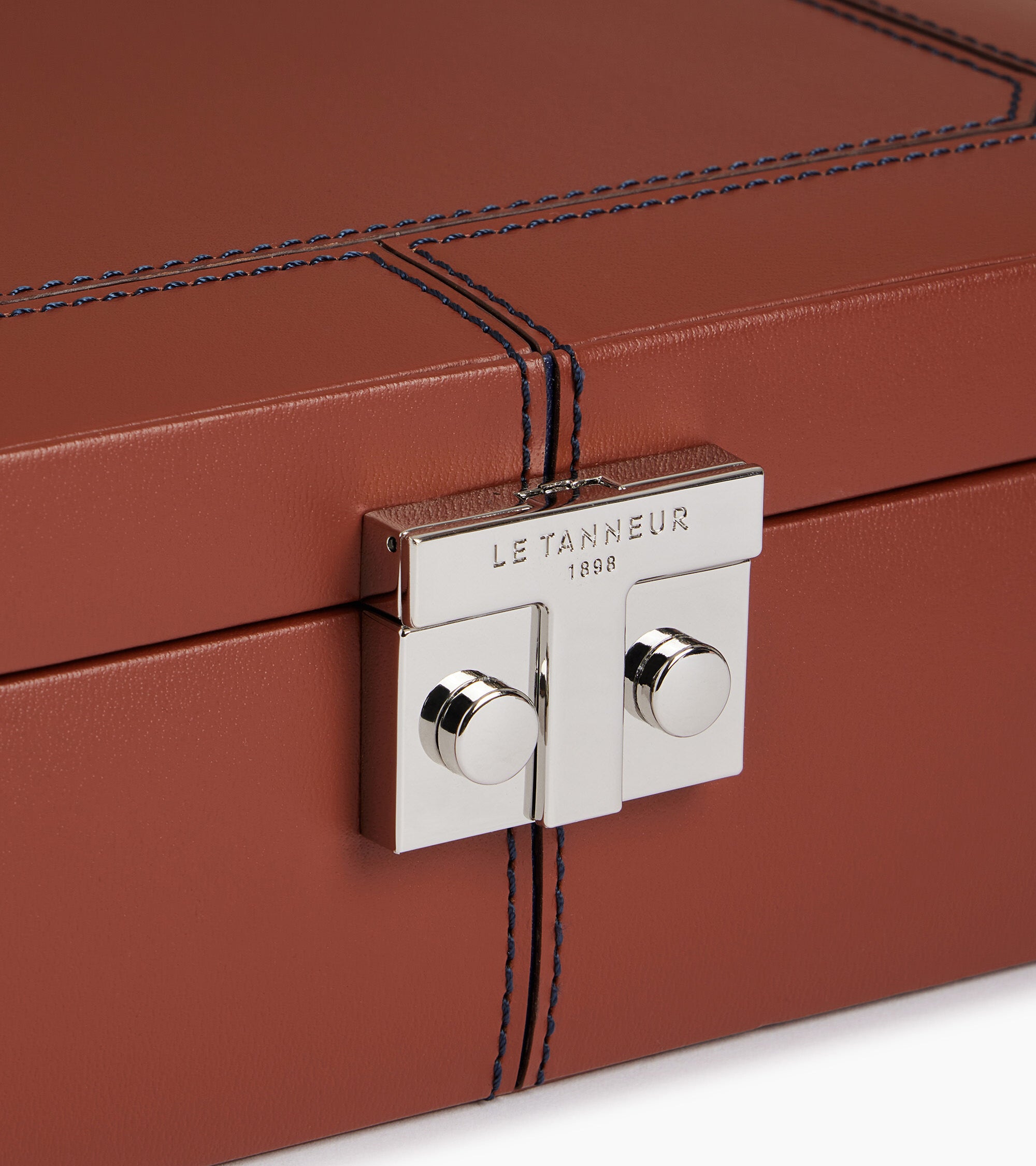 6 watch and cufflinks box in leather