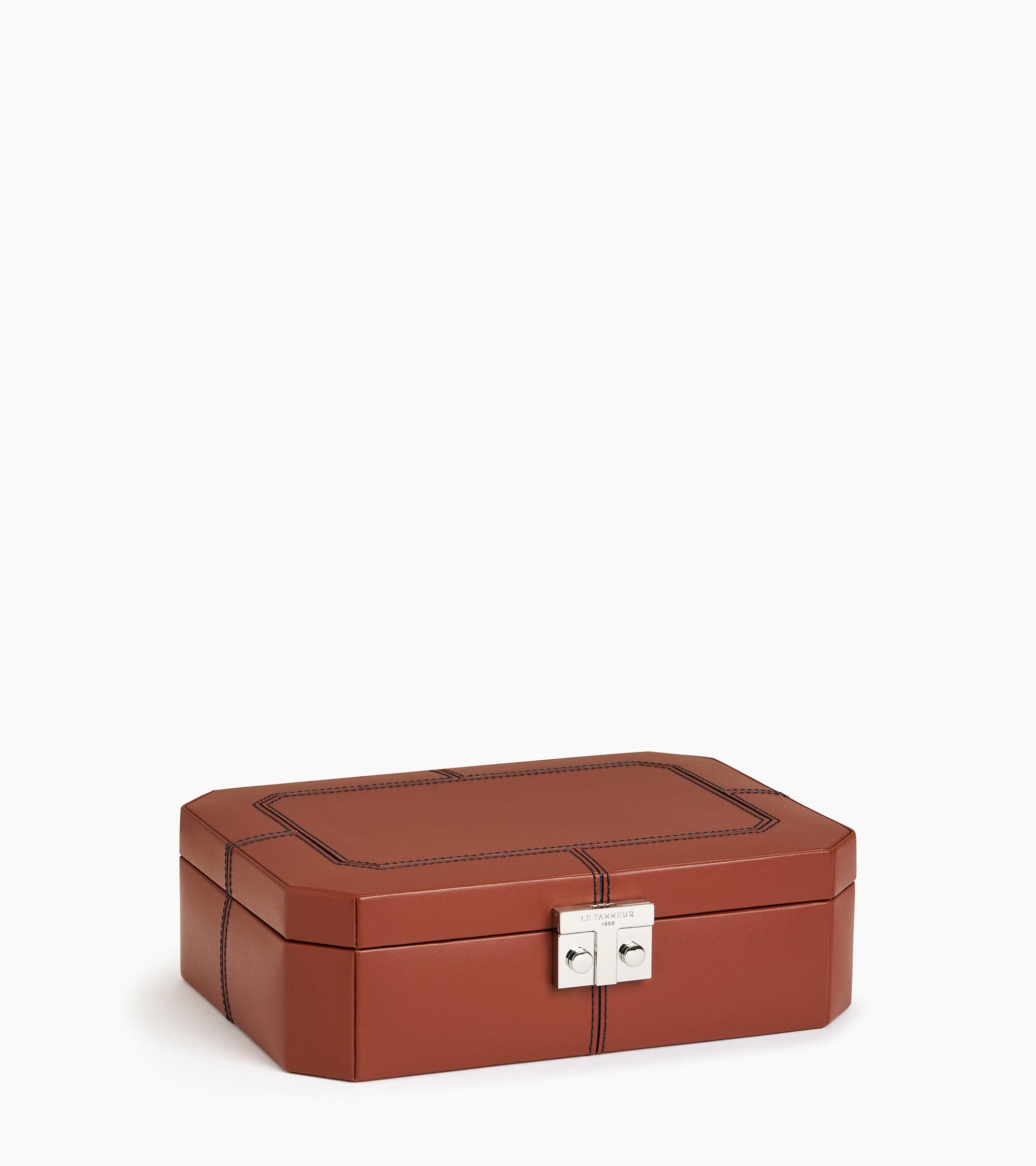 6 watch and cufflinks box in leather