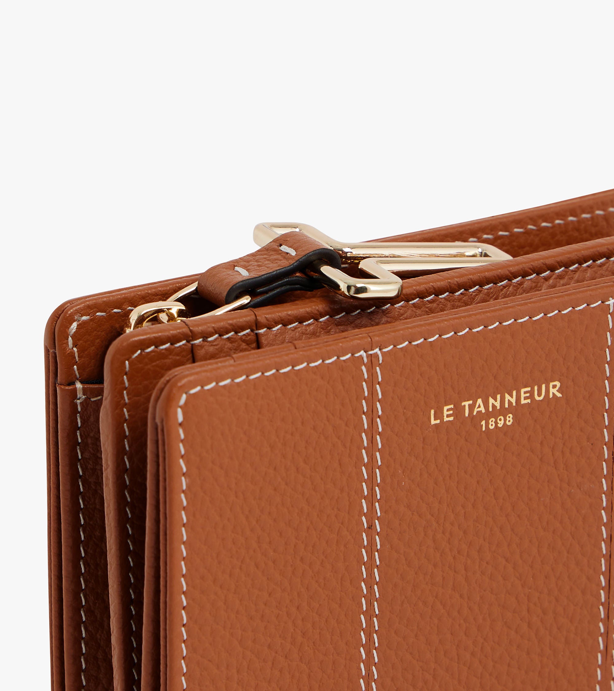 Juliette small grained leather purse