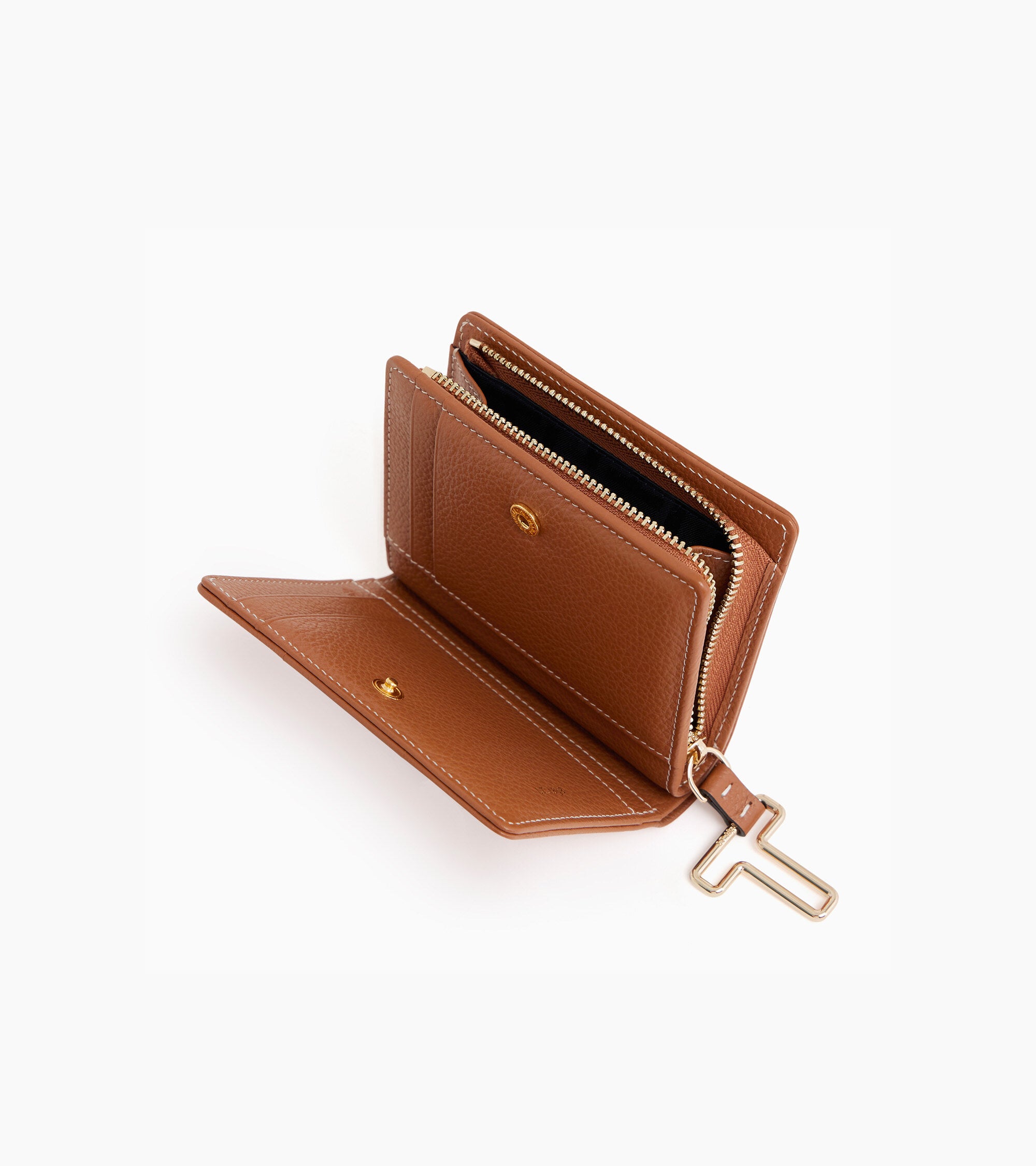 Juliette small grained leather purse