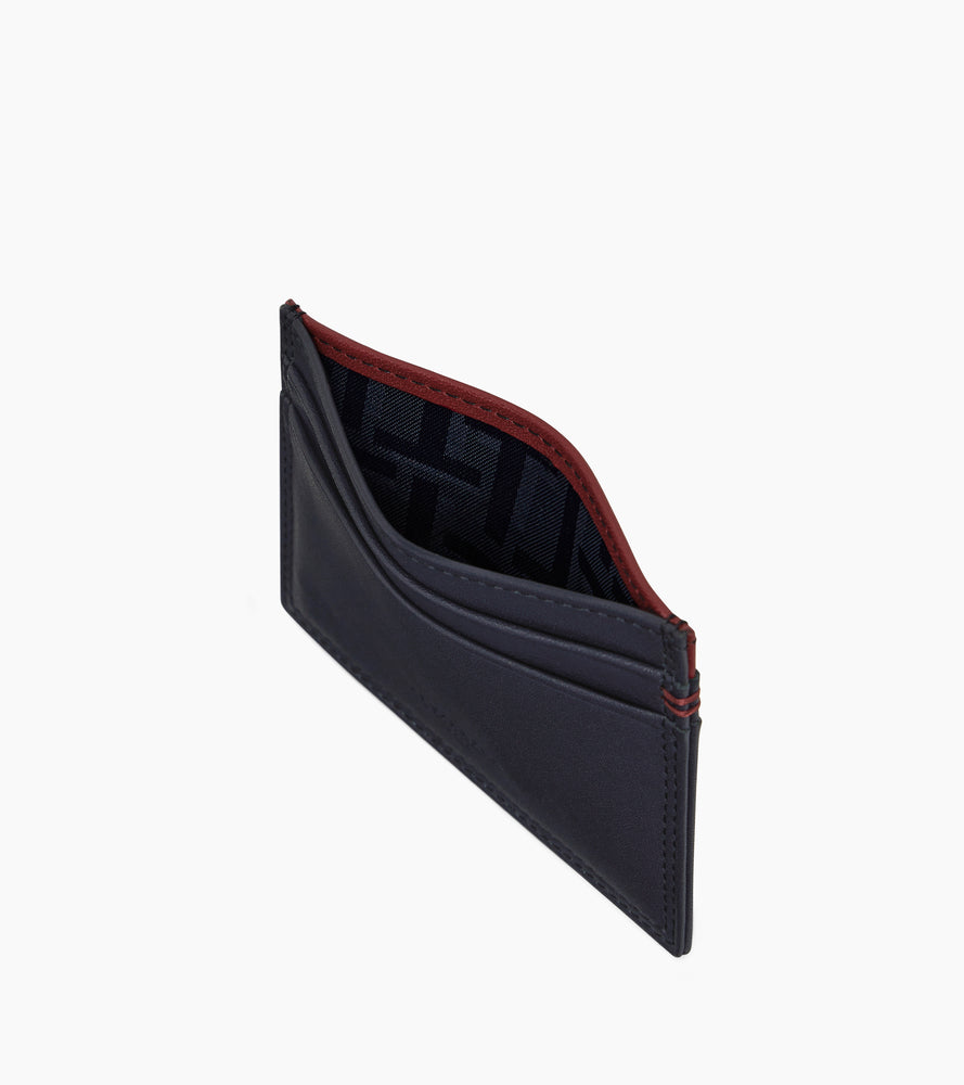 Martin card holder in smooth leather