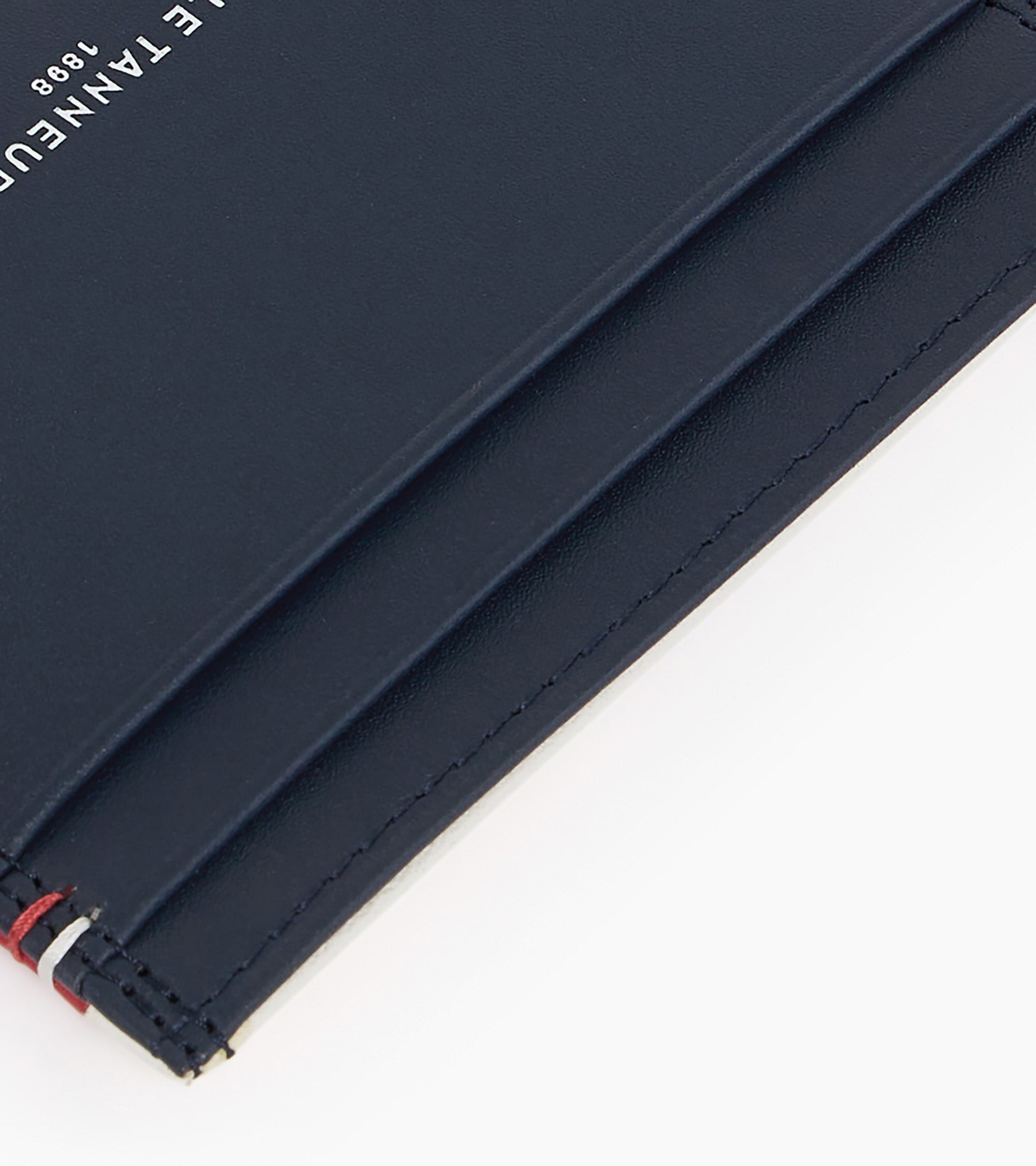 Tarjetero Martin de cuero liso