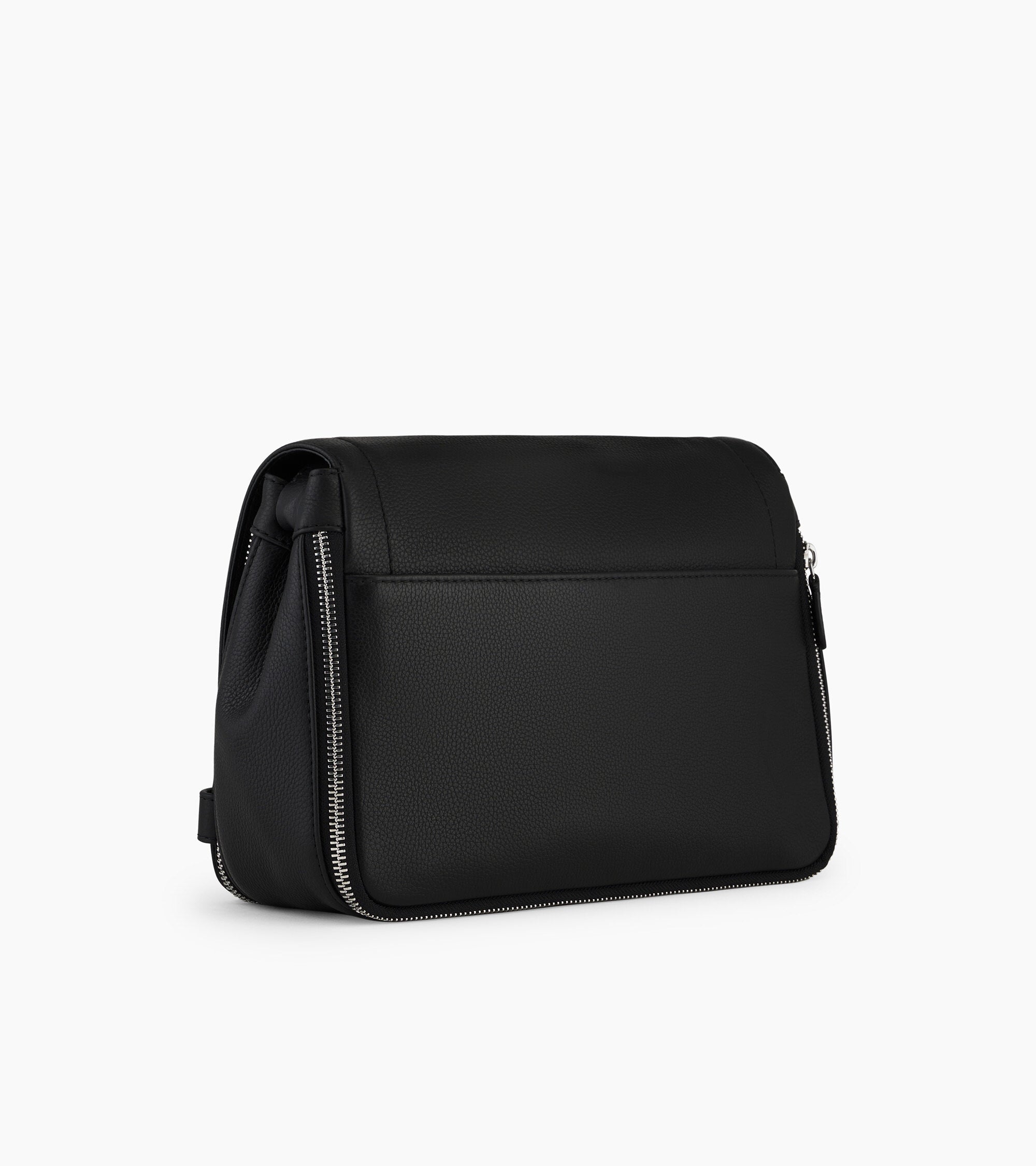 Bolso bandolera mediano Simone de piel texturizada.