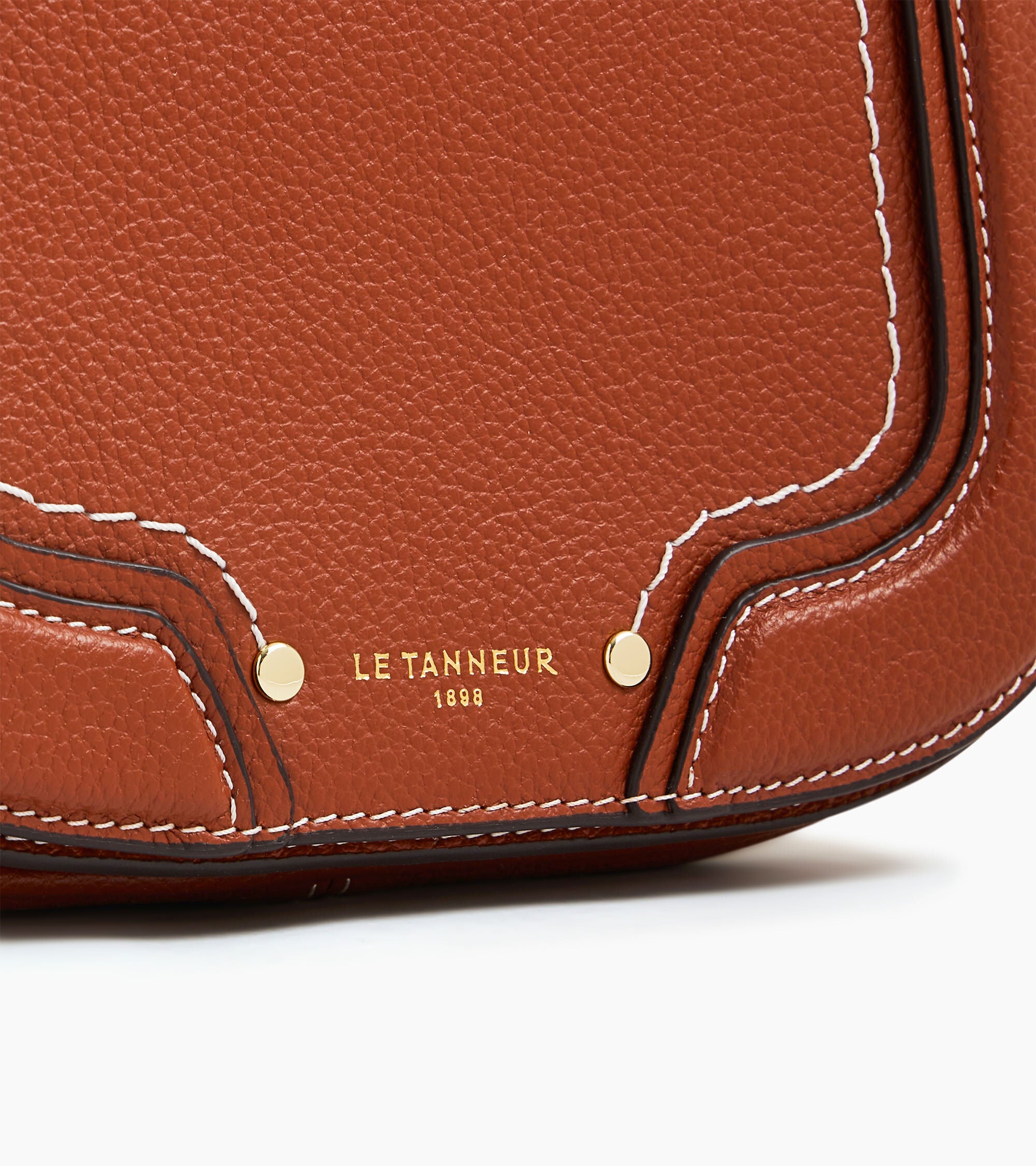 Bolso bandolera pequeño Ella de cuero granulado