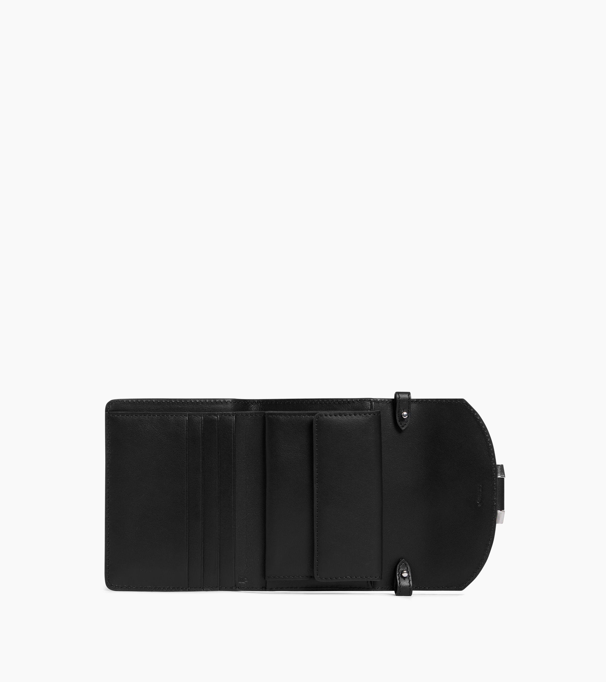 Pia card holder with detachable shoulder strap in smooth leather