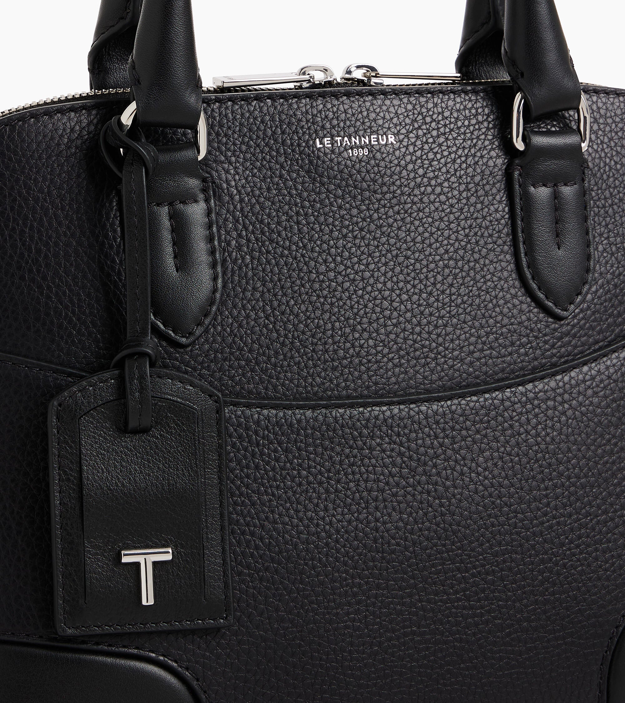 Romy medium smooth grained leather handbag