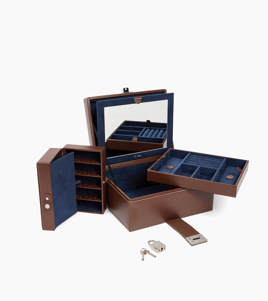 Joyero mediano de cuero