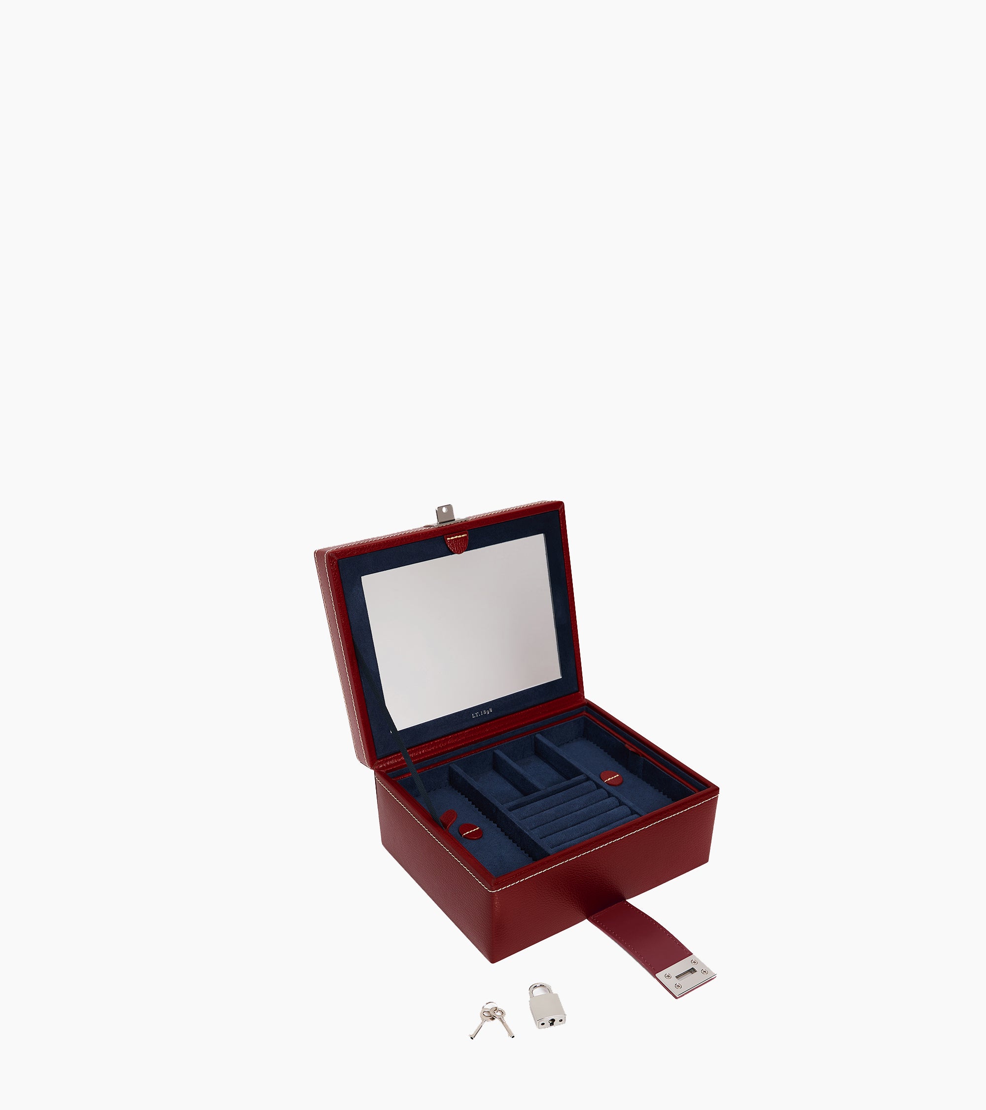 Joyero mediano de cuero