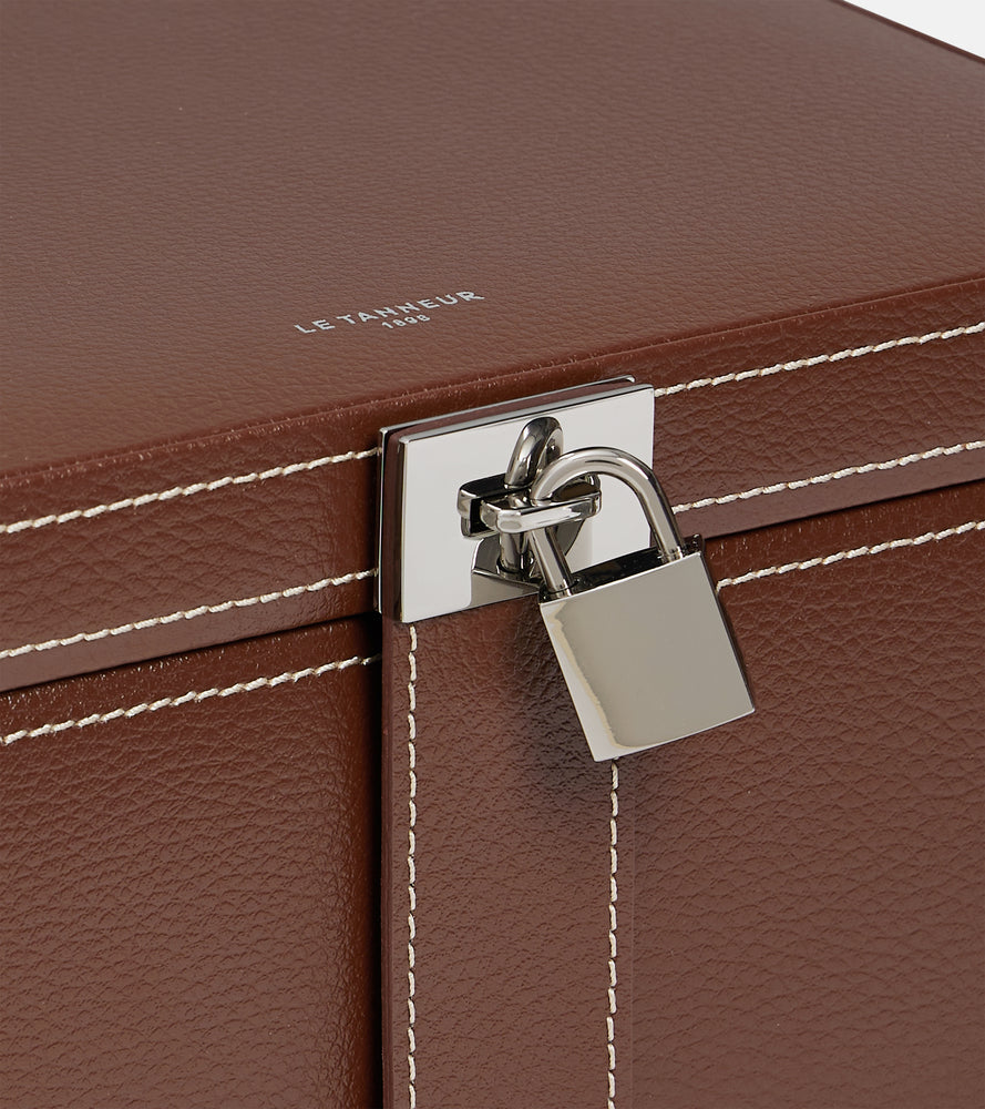 Joyero grande de piel