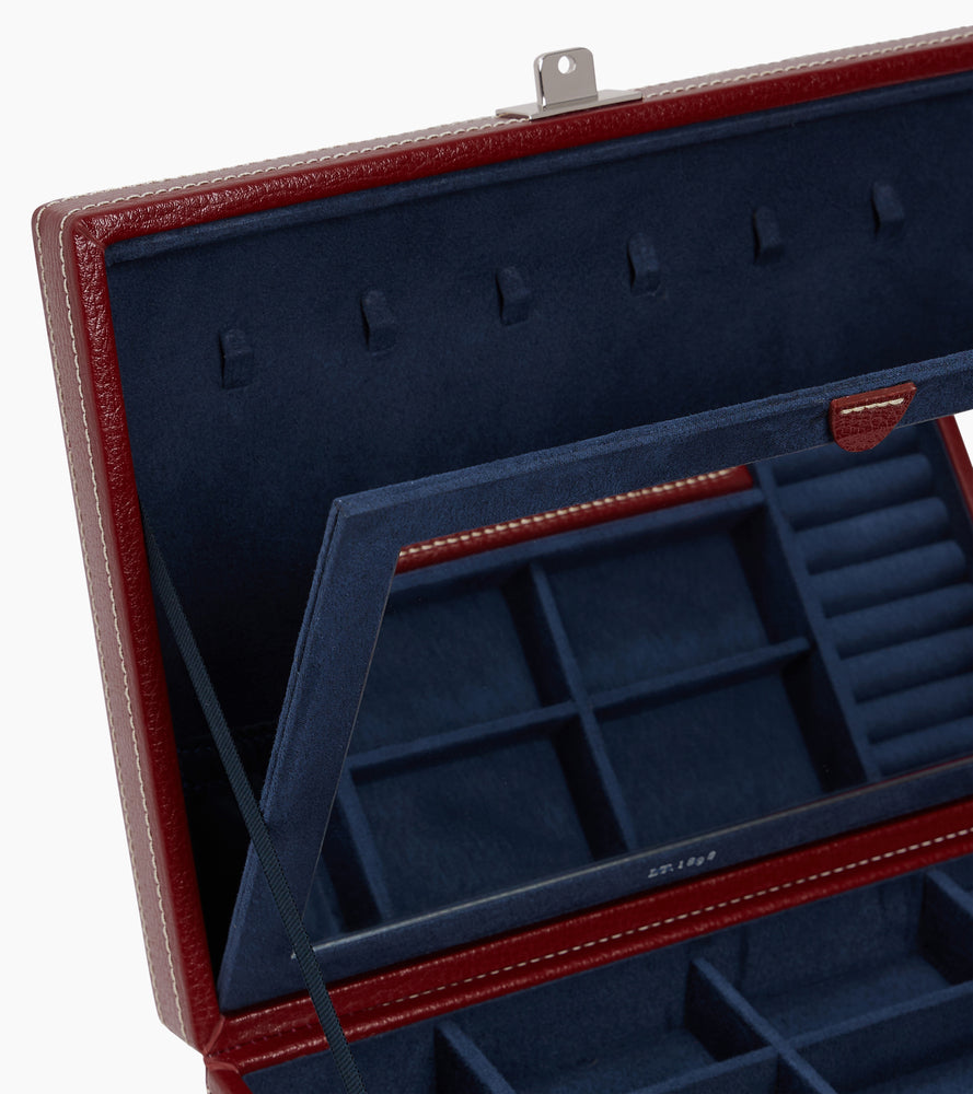 Joyero grande de piel