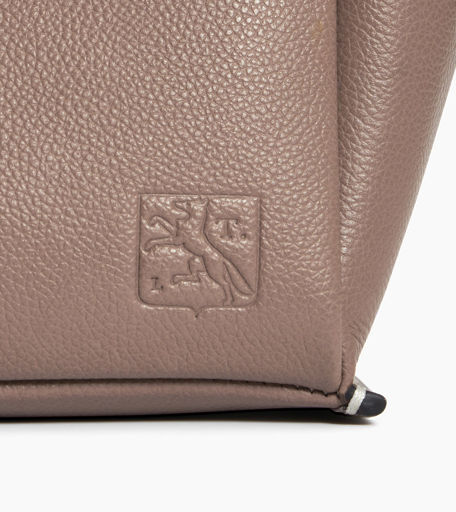 Petit sac à main Elena en cuir grainé