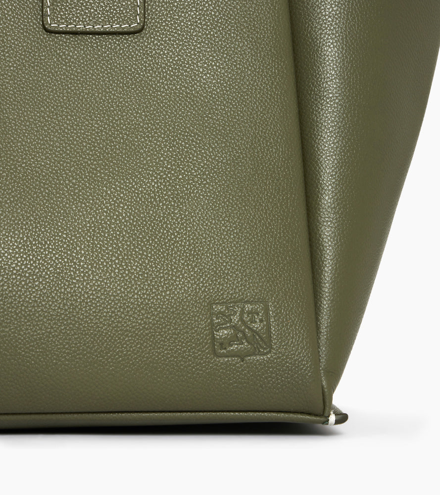 Bolso tote grande Elena de cuero texturizado