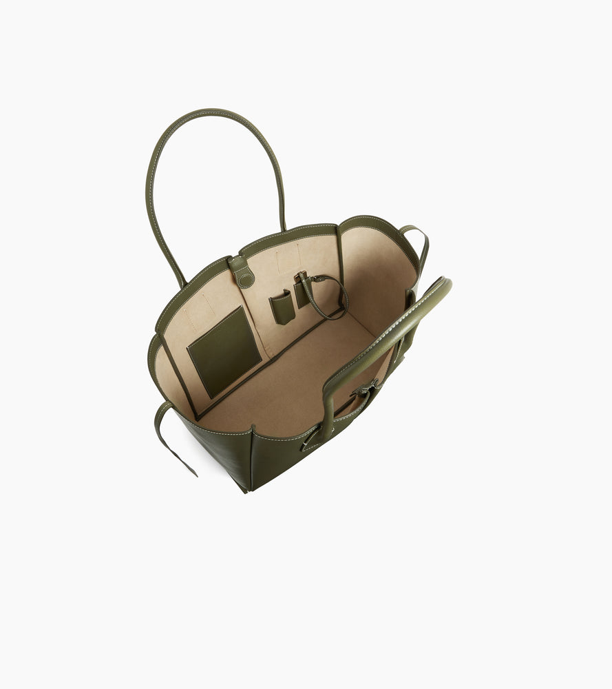 Bolso tote grande Elena de cuero texturizado