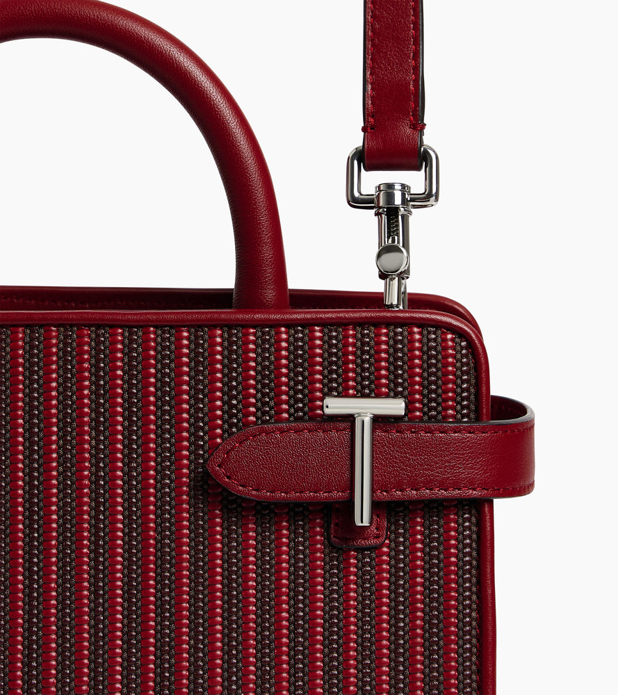 Petit sac à main Emilie en cuir tressé