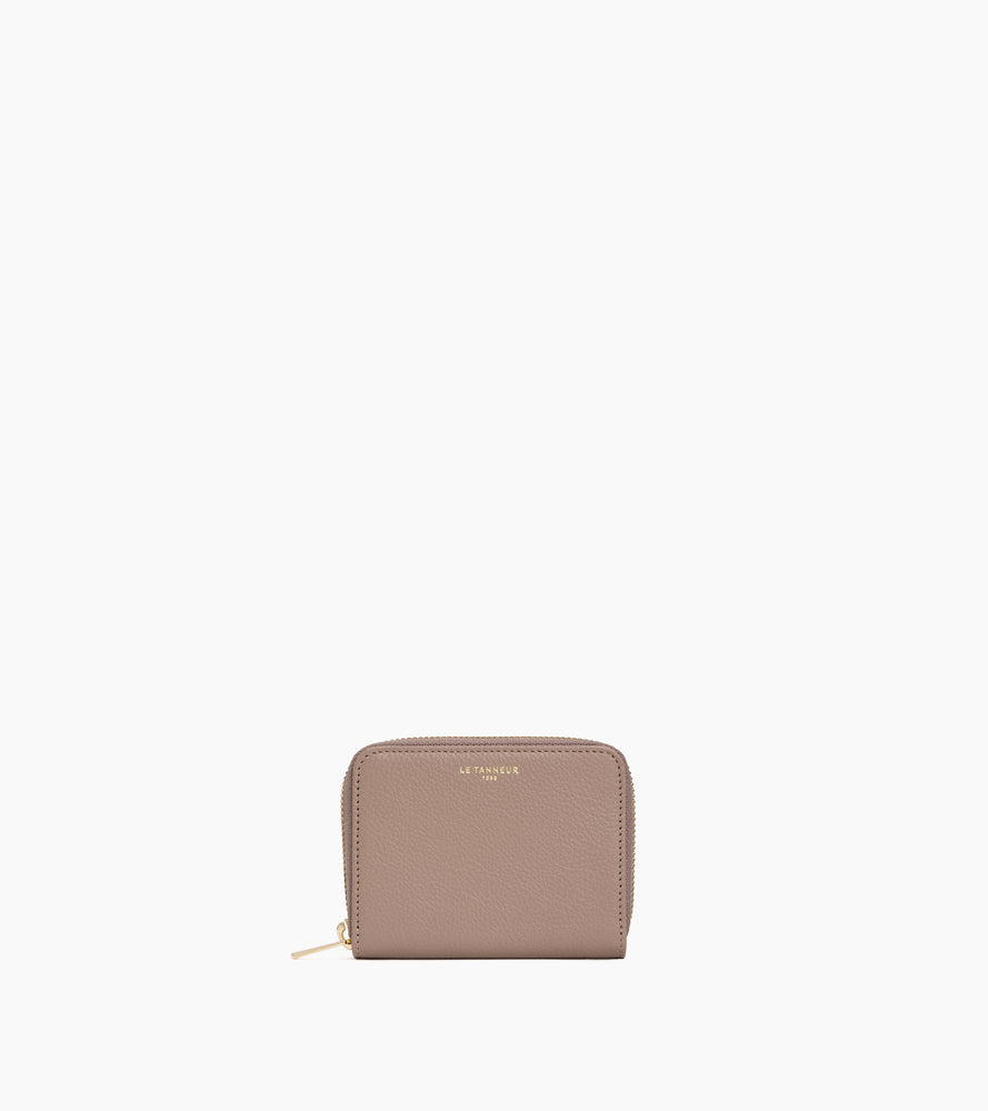 Emilie coin purse in grained leather