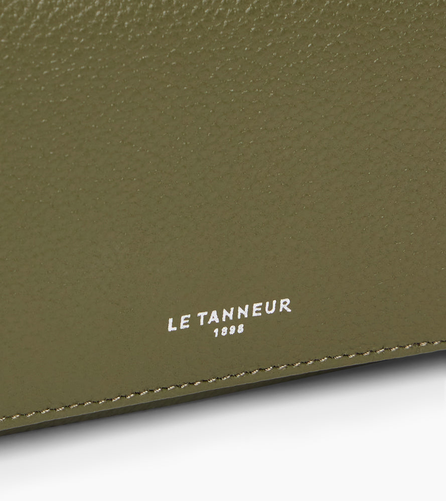 Emilie wallet in grained leather