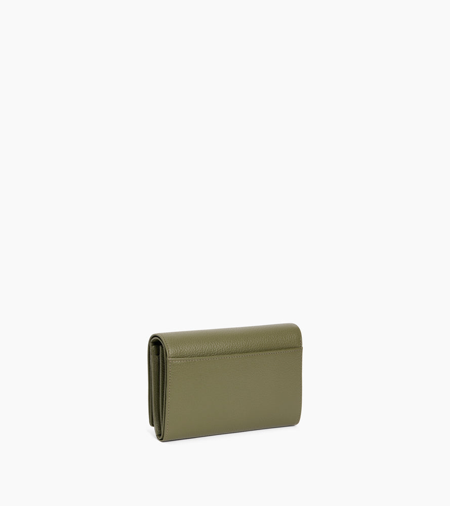 Emilie wallet in grained leather
