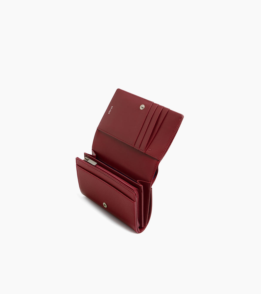 Portefeuille Emilie en cuir signature T