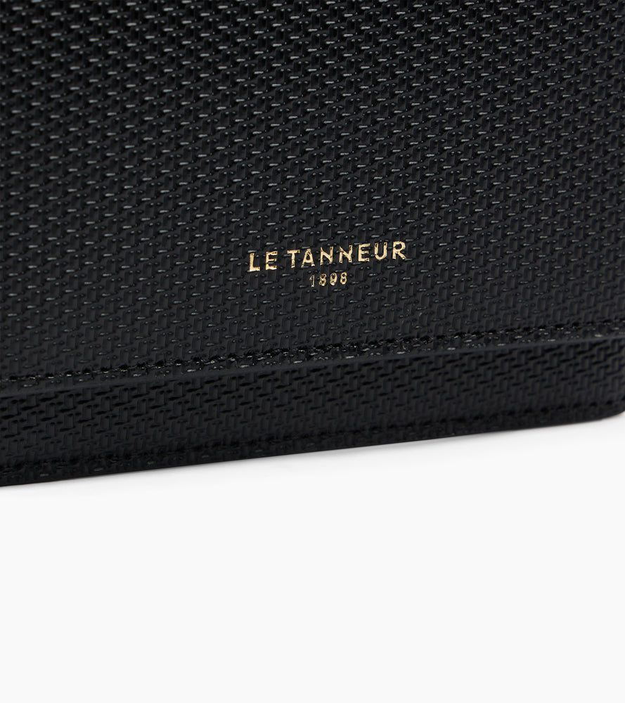 Emilie flap cardholder in T signature leather