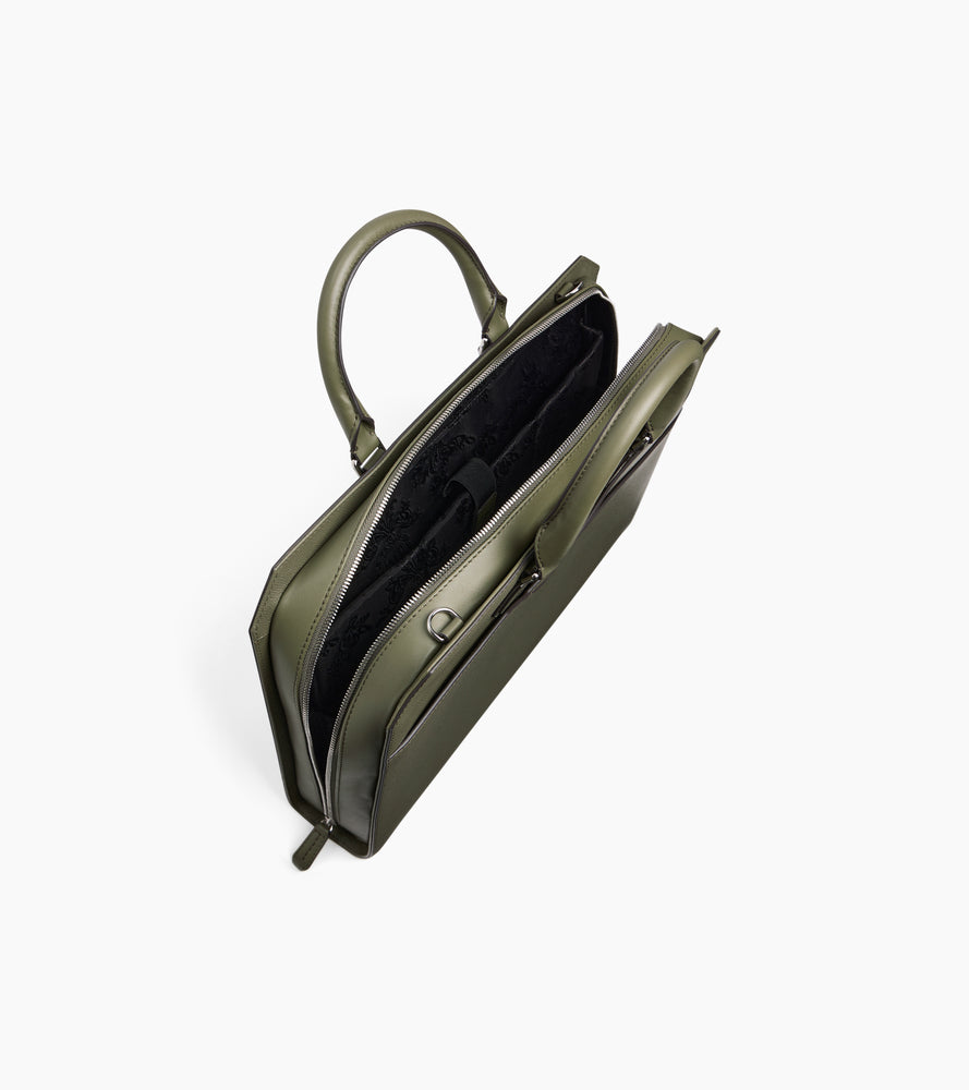 Gaston 15" document holder in crossed-grain leather