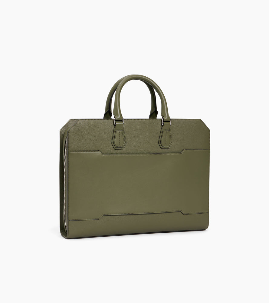 Gaston 15" document holder in crossed-grain leather