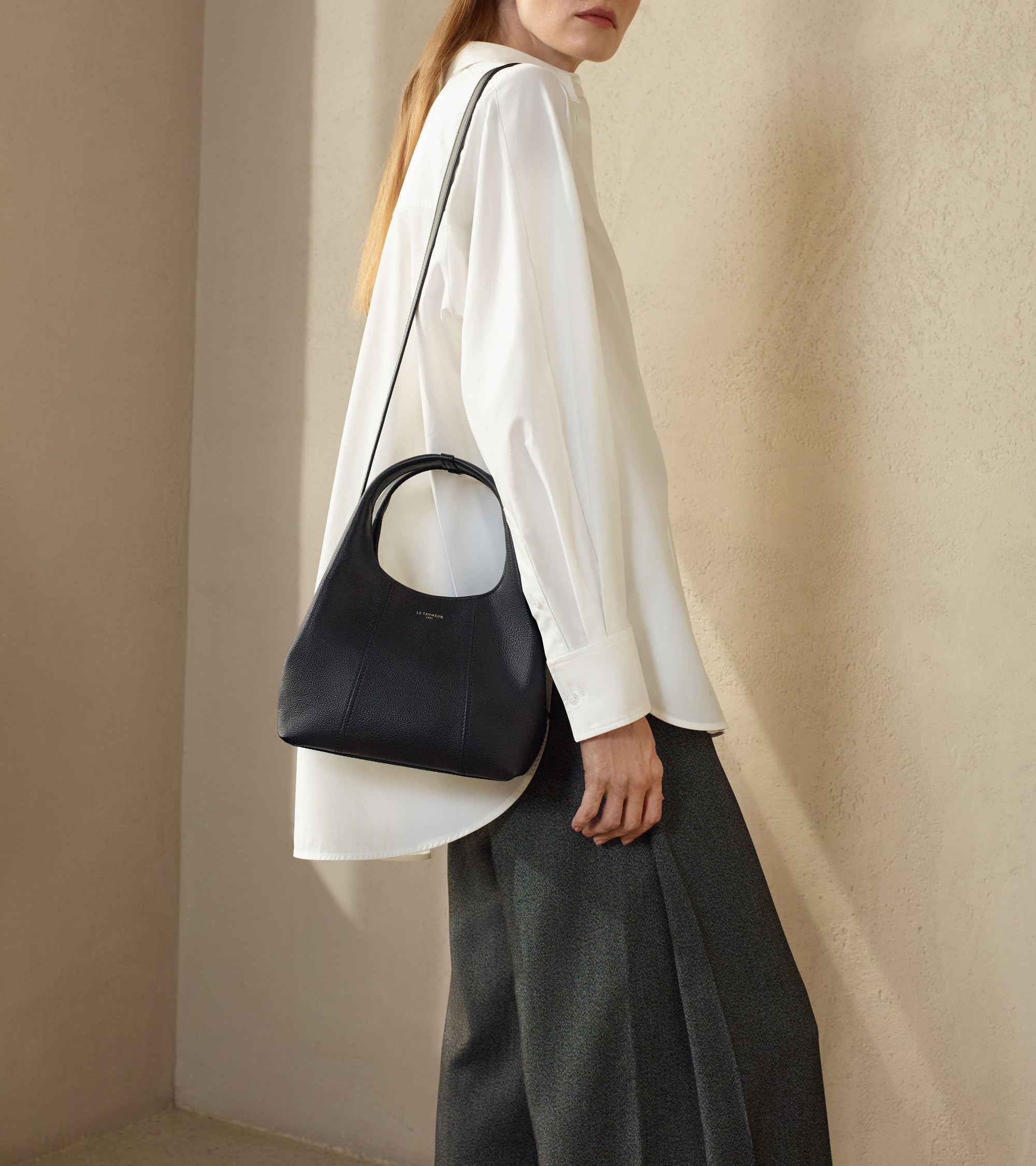 Juliette small handbag in grained leather