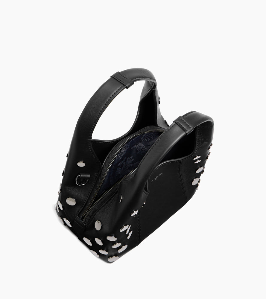 Juliette small handbag in smooth leather with studs
