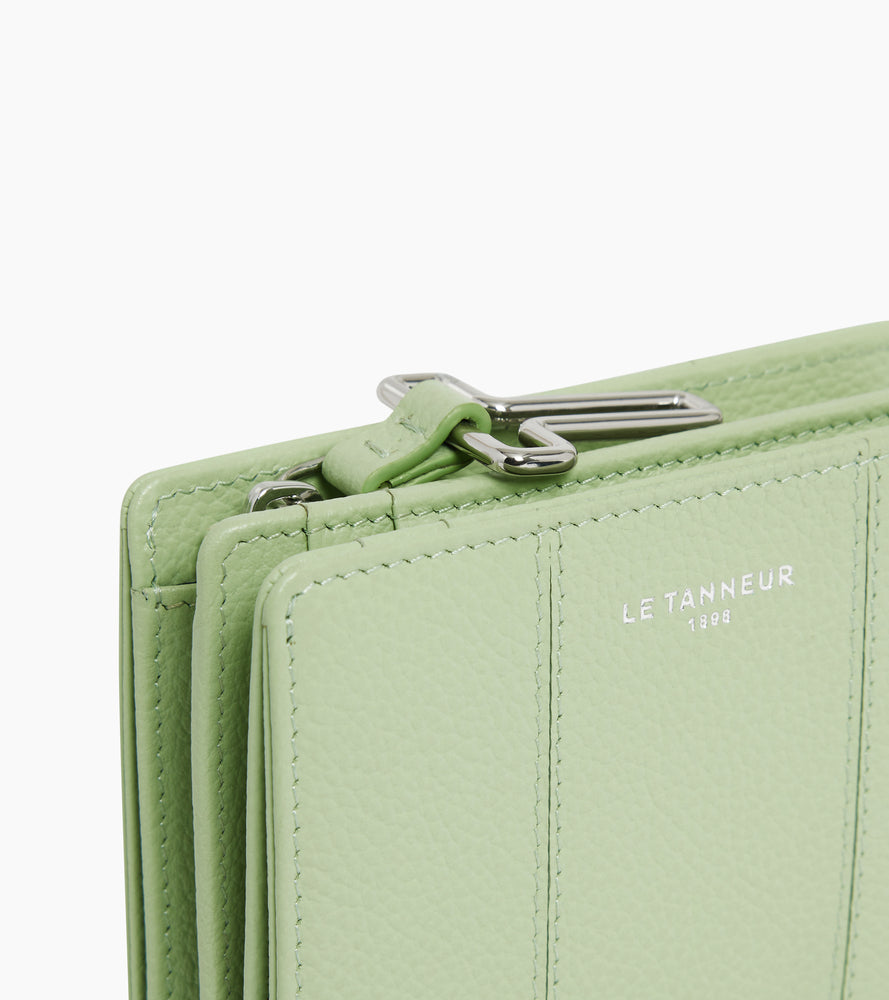 Petit portefeuille Juliette en cuir grainé