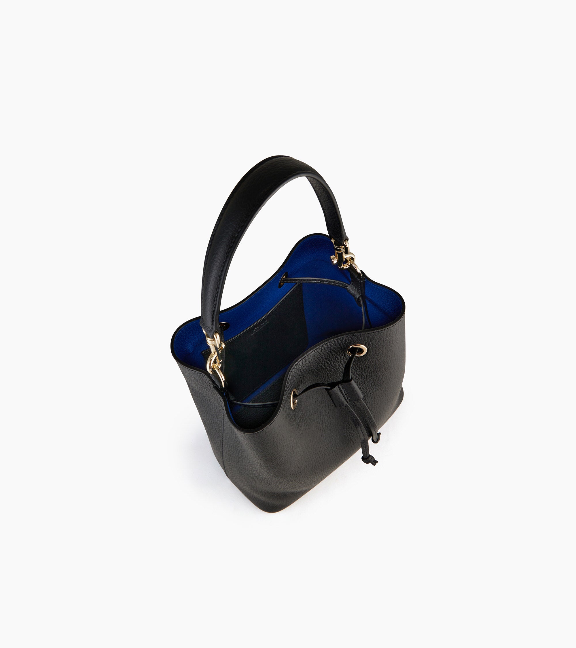 Bolso cubo Louise de piel texturizada
