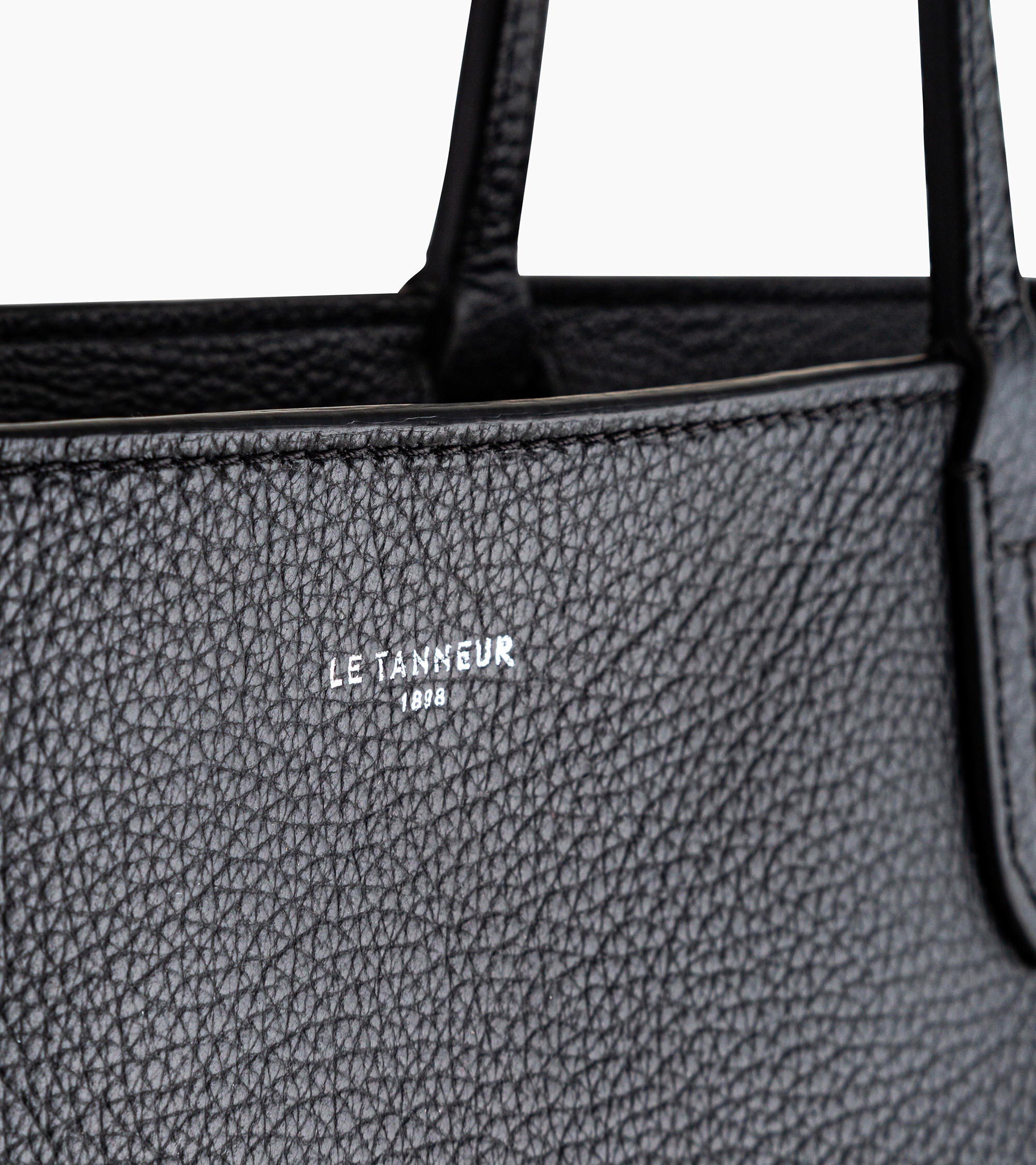 Bolso capazo grande Louise de piel texturizada