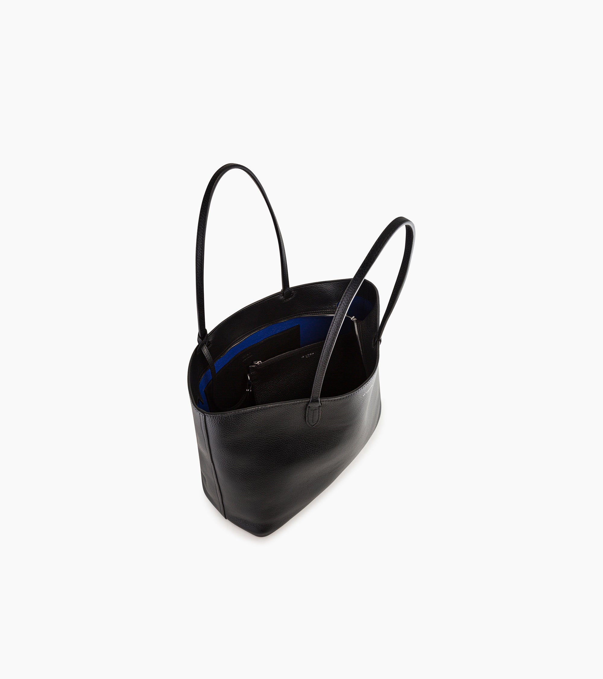 Bolso capazo grande Louise de piel texturizada