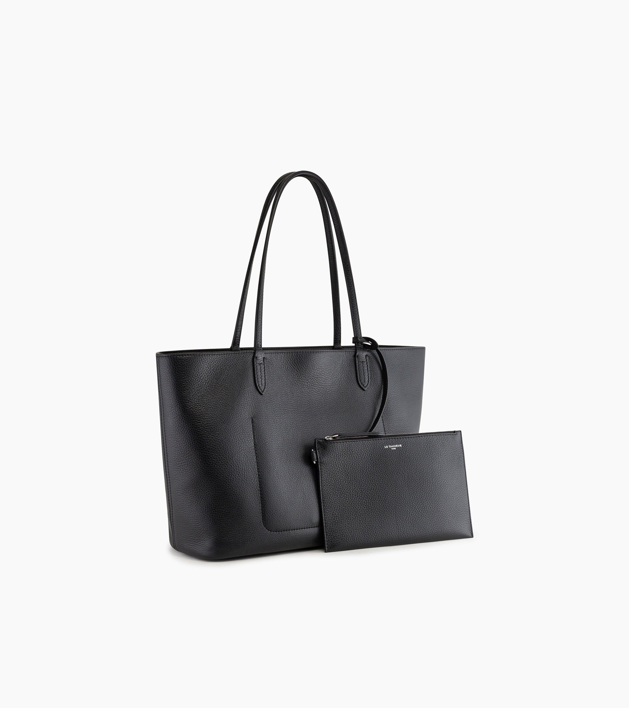 Bolso capazo grande Louise de piel texturizada