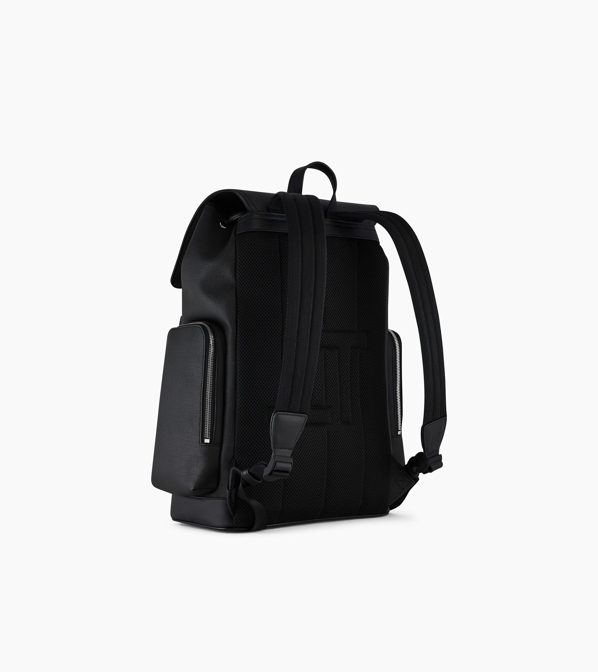 Mochila con solapa Maurice de tela revestida