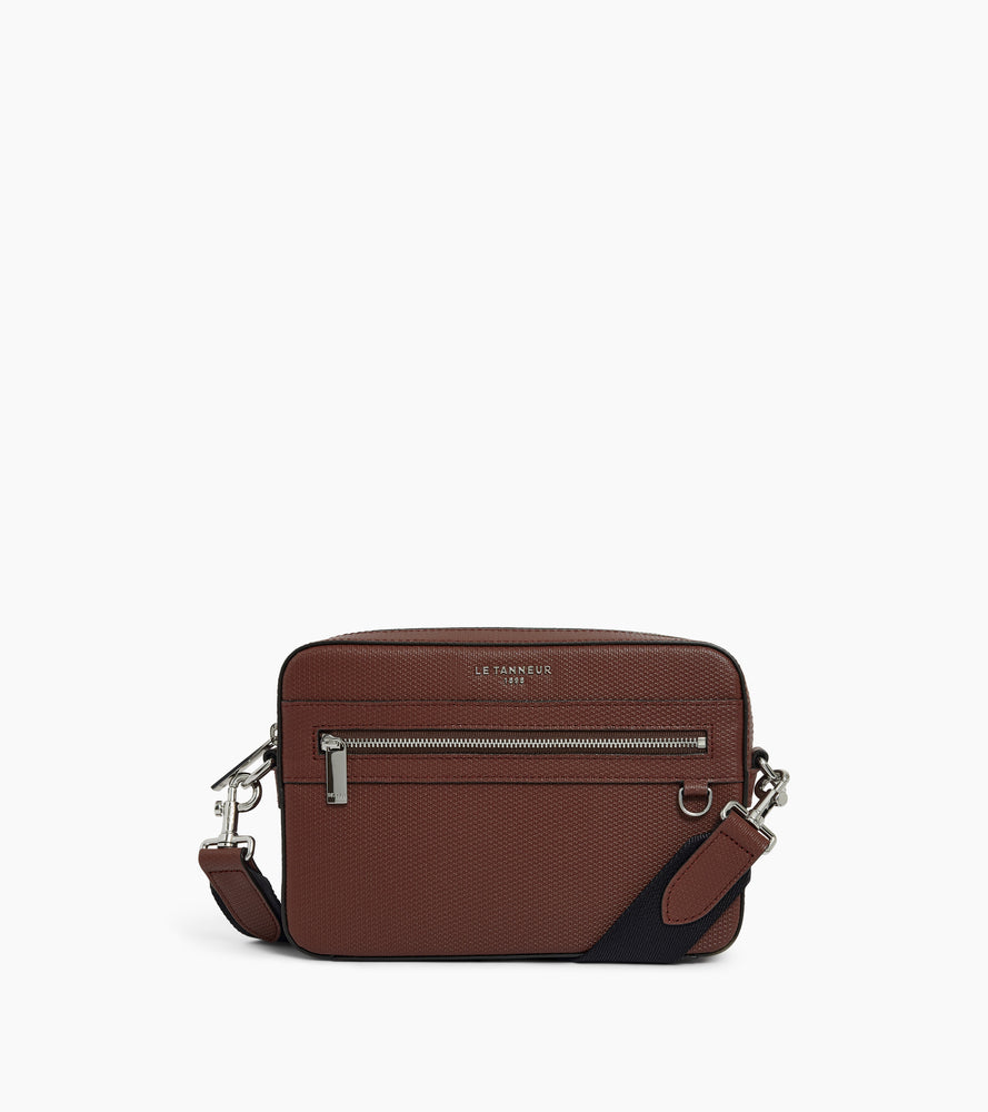 Petite sacoche Emile en cuir signature T