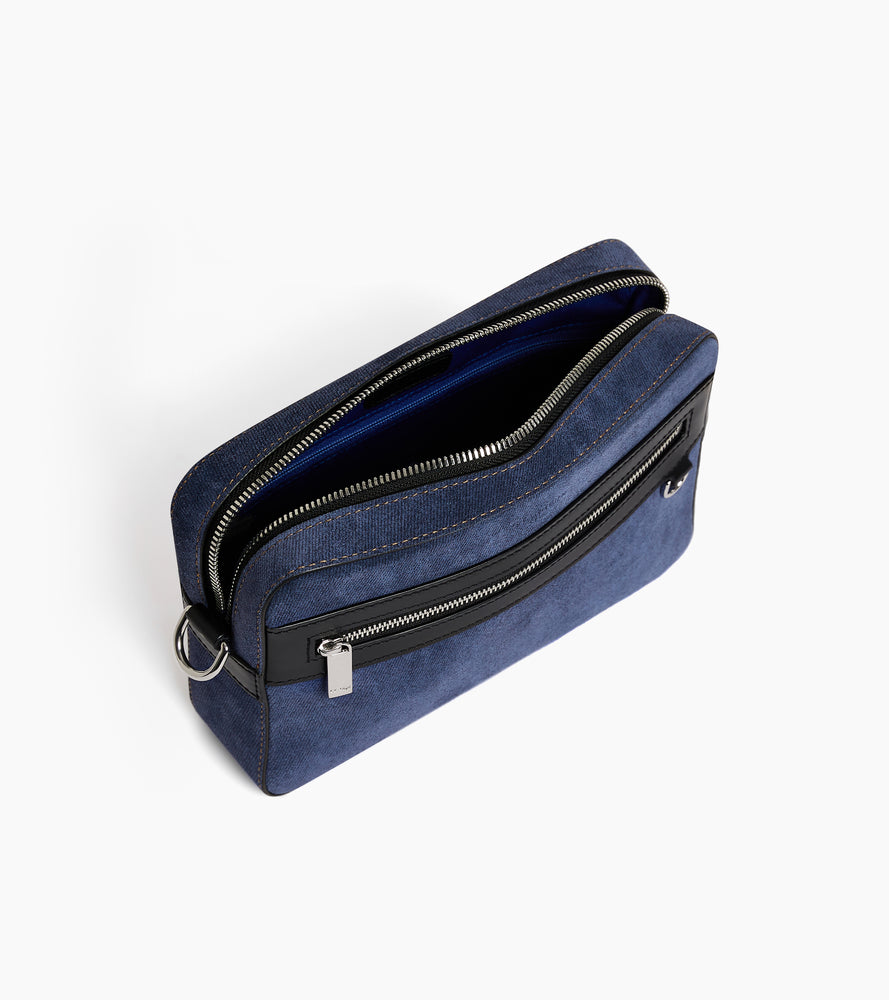 Bolso bandolera pequeño de ante efecto vaquero Emile