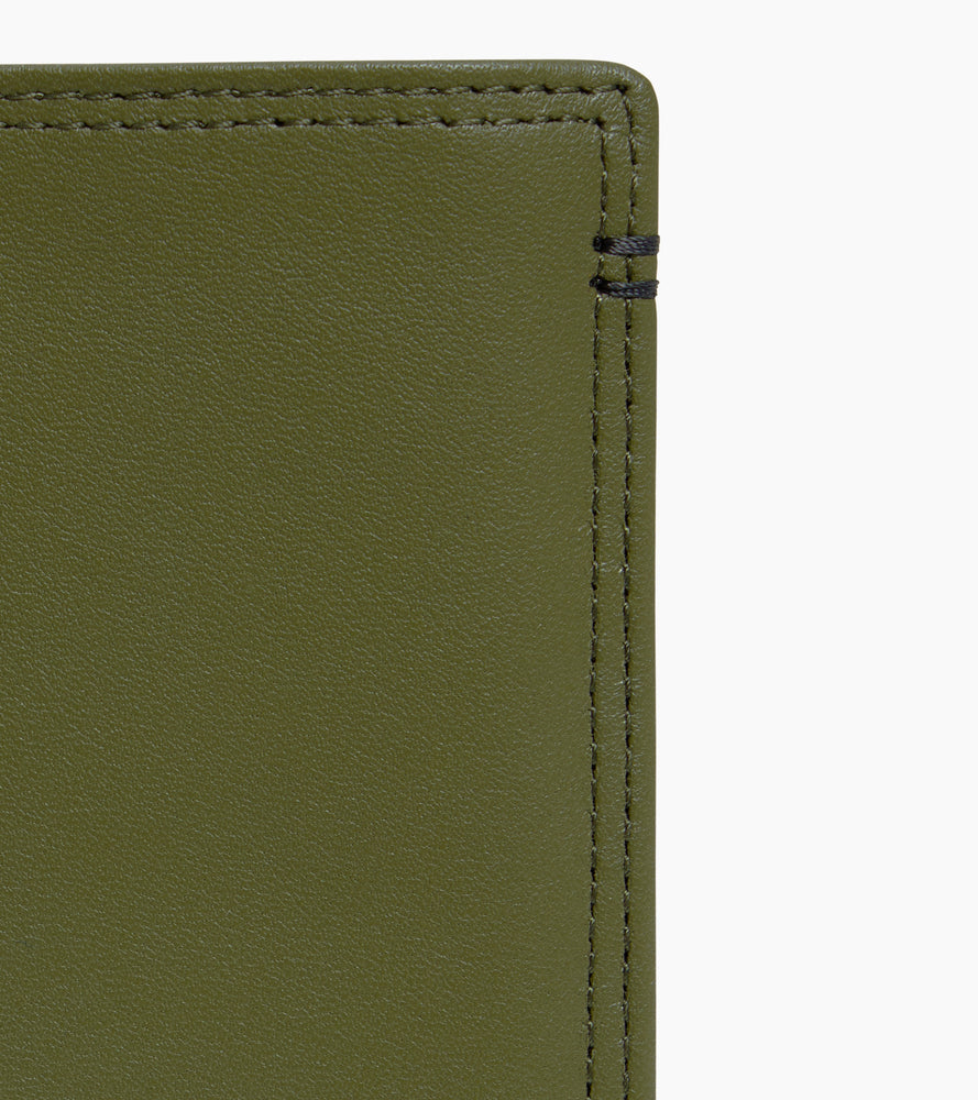 Martin large wallet with zipped pocket and 2 shutters in smooth leather