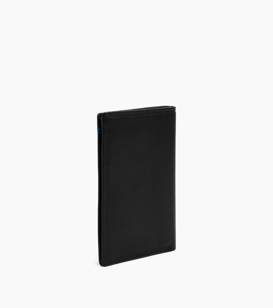 Martin vertical card holder in smooth leather