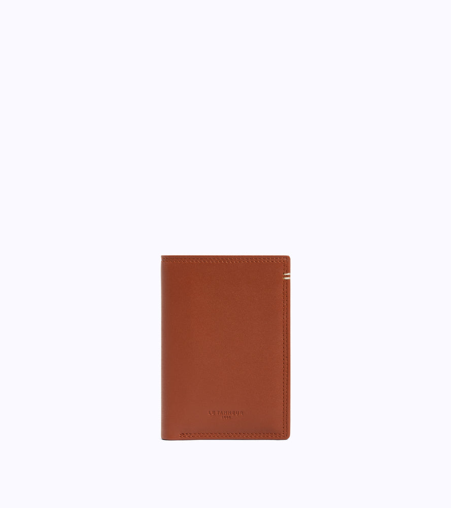 Martin smooth leather vertical card holder