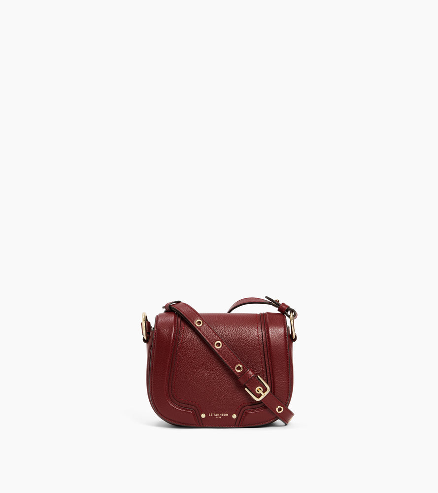 Ella small crossbody bag in grained leather