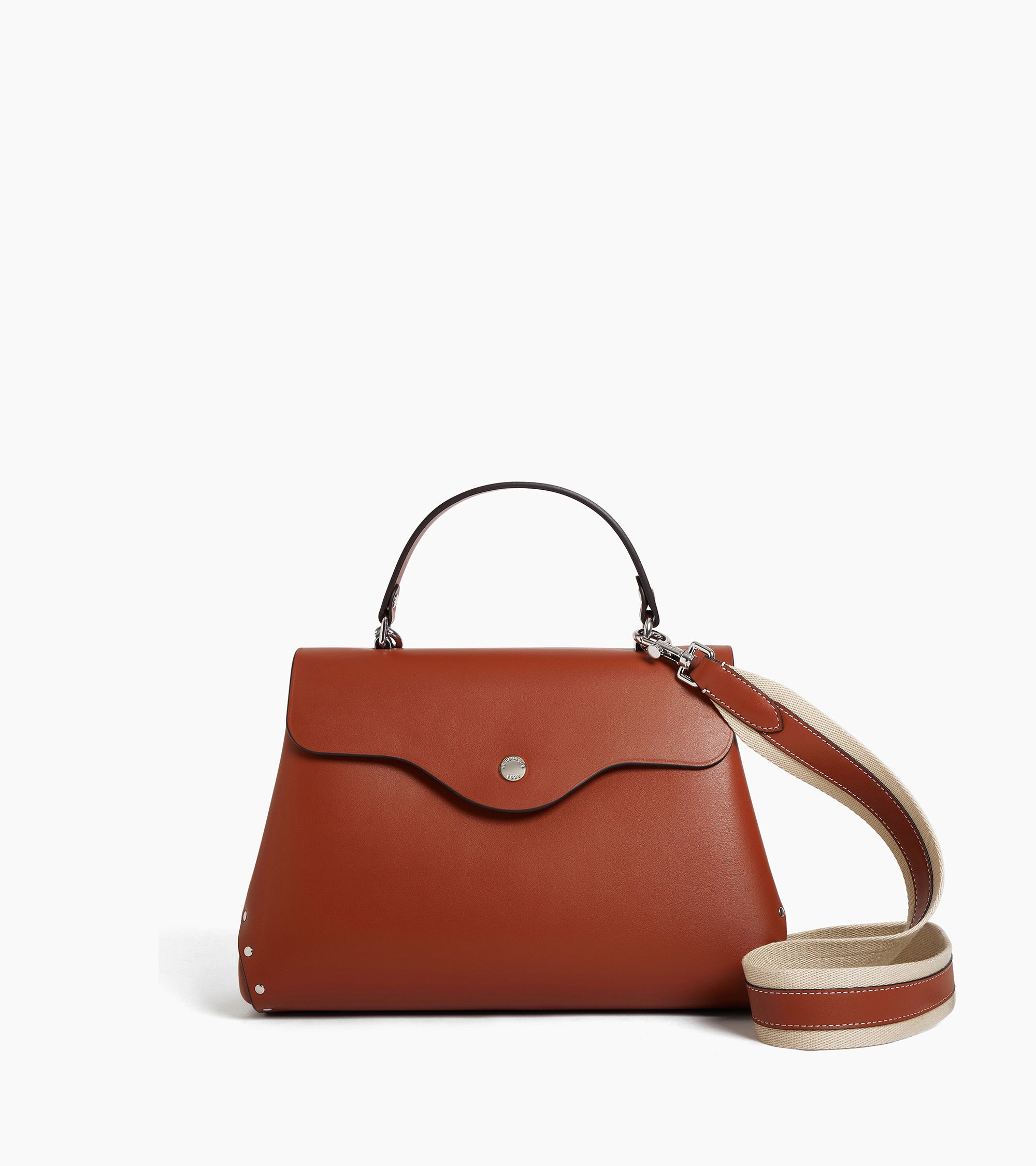 Bolso mediano modelo Sin Costuras de cuero liso