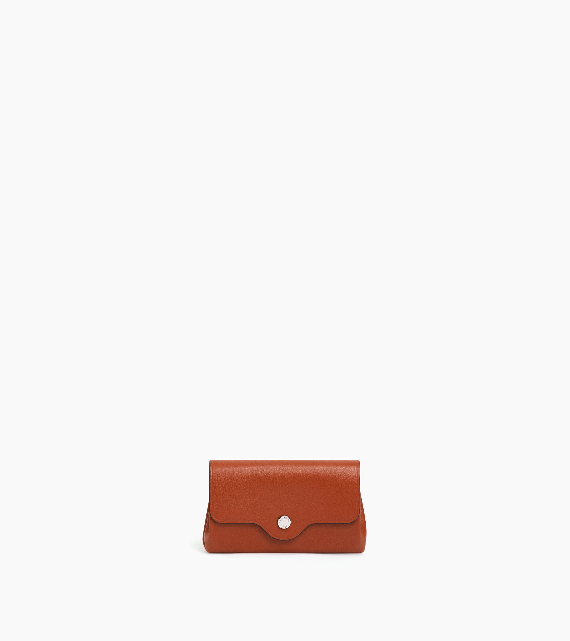 Monedero Sans Couture de cuero liso