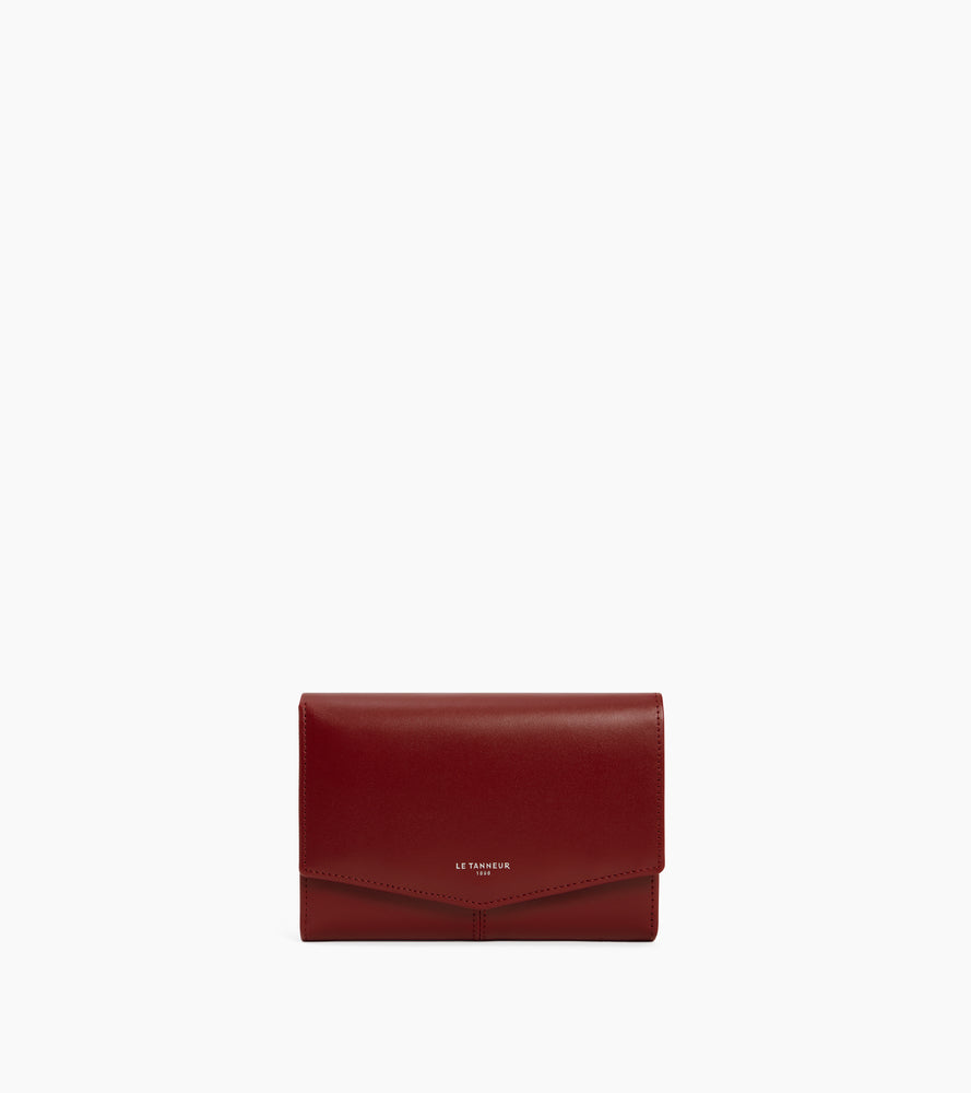 Medium Charlotte wallet in smooth leather