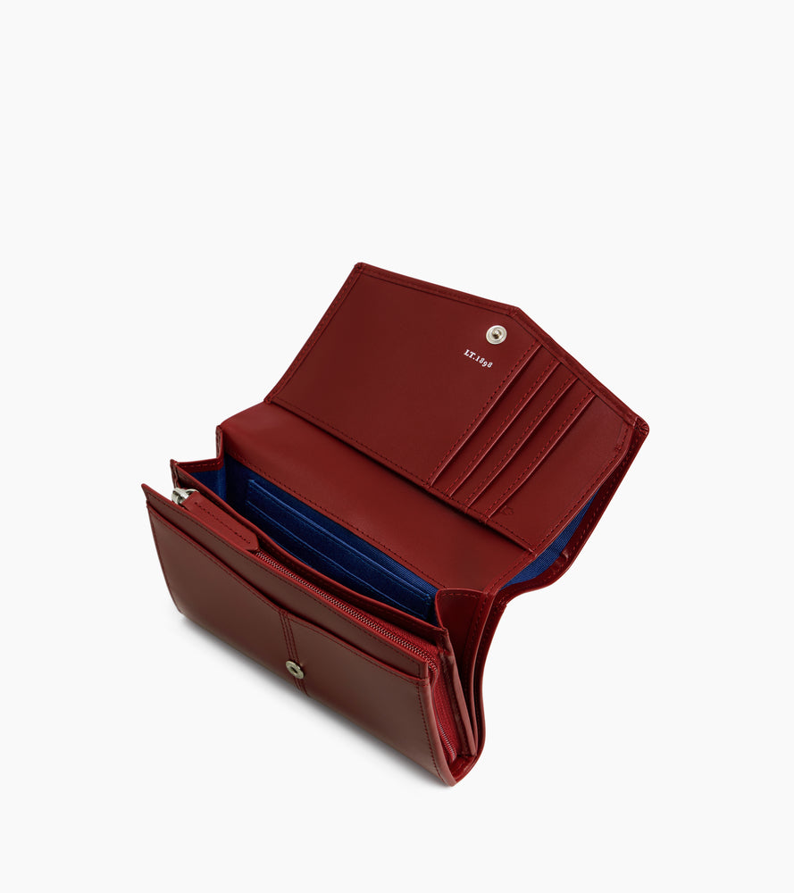 Medium Charlotte wallet in smooth leather