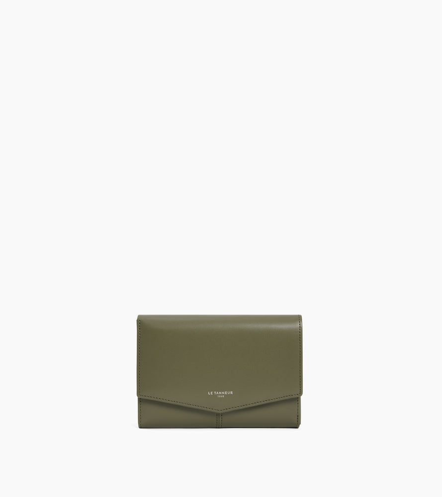 Medium Charlotte wallet in smooth leather