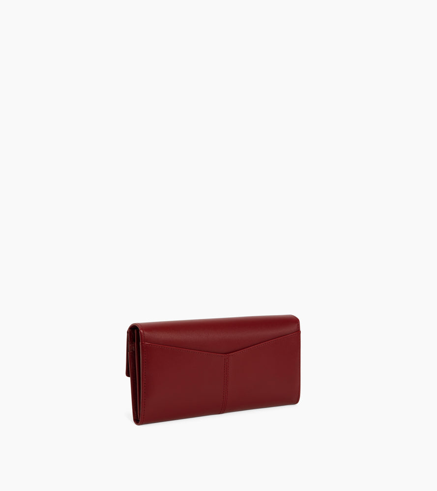 Large Charlotte wallet in smooth leather