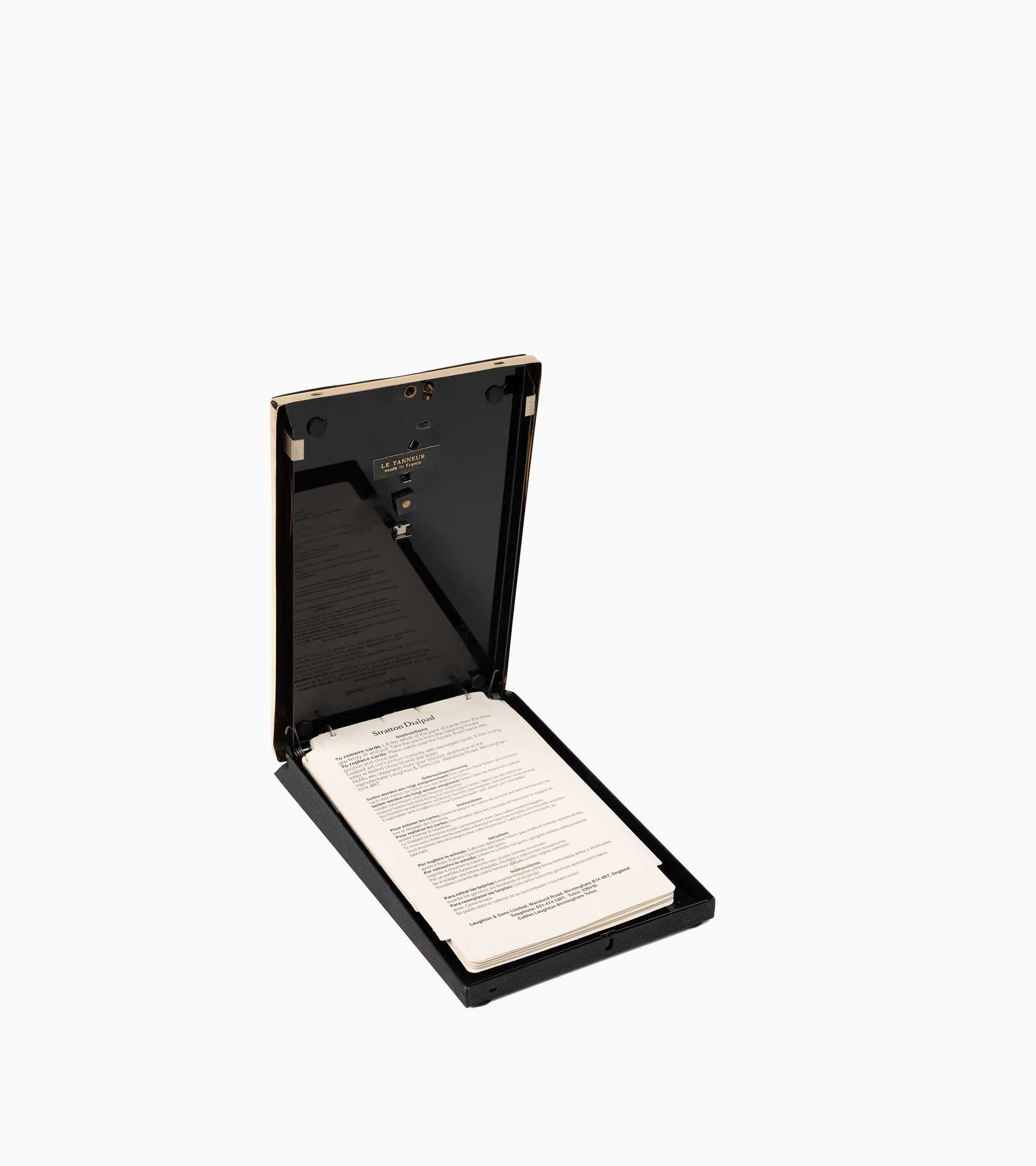 Agenda telefónica de piel