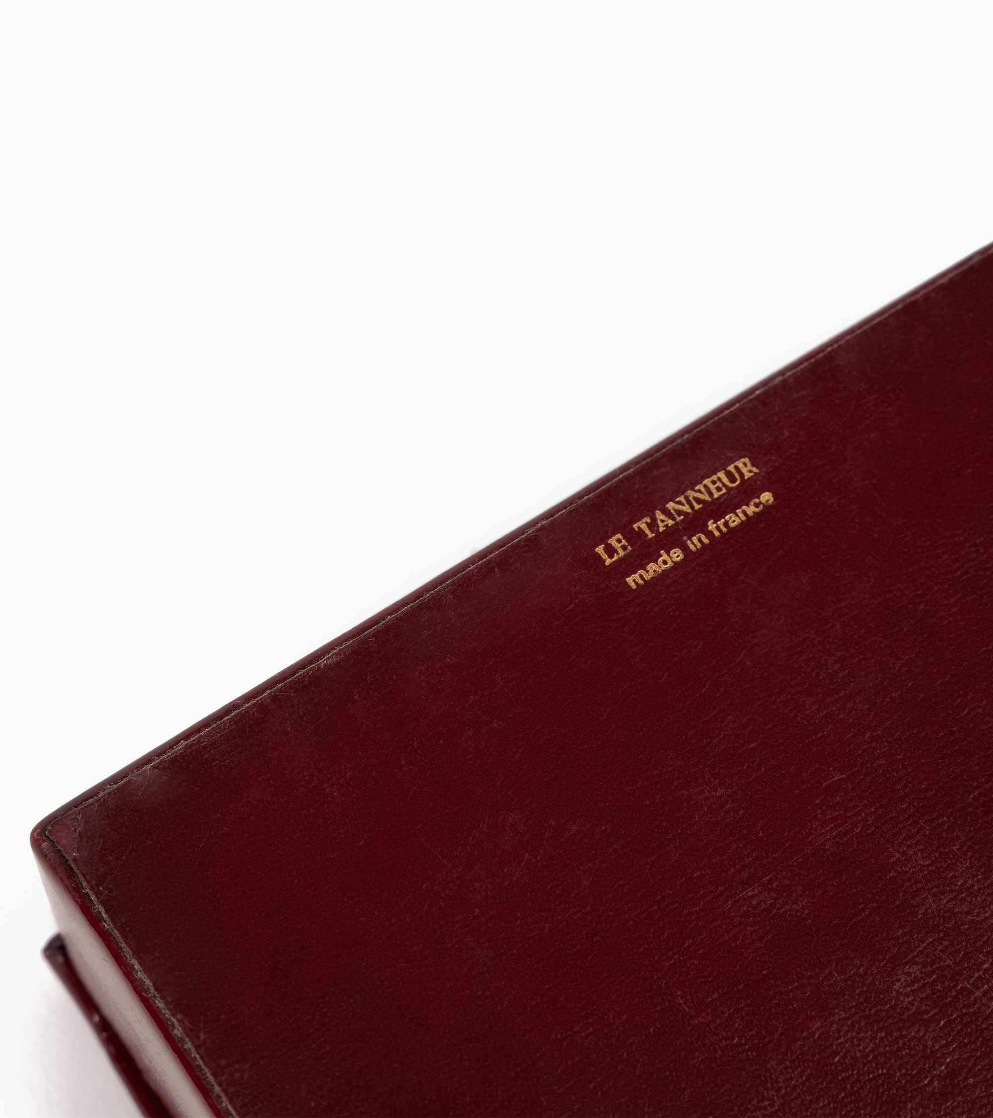 Small leather card case